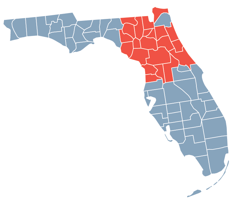 Radiant Credit Union credit union membership eligibility map